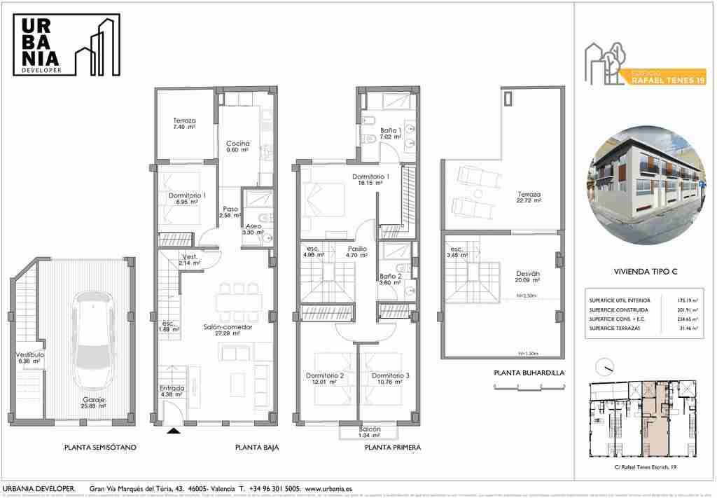 Tipología: UNIFAMILIAR C - Plano 1