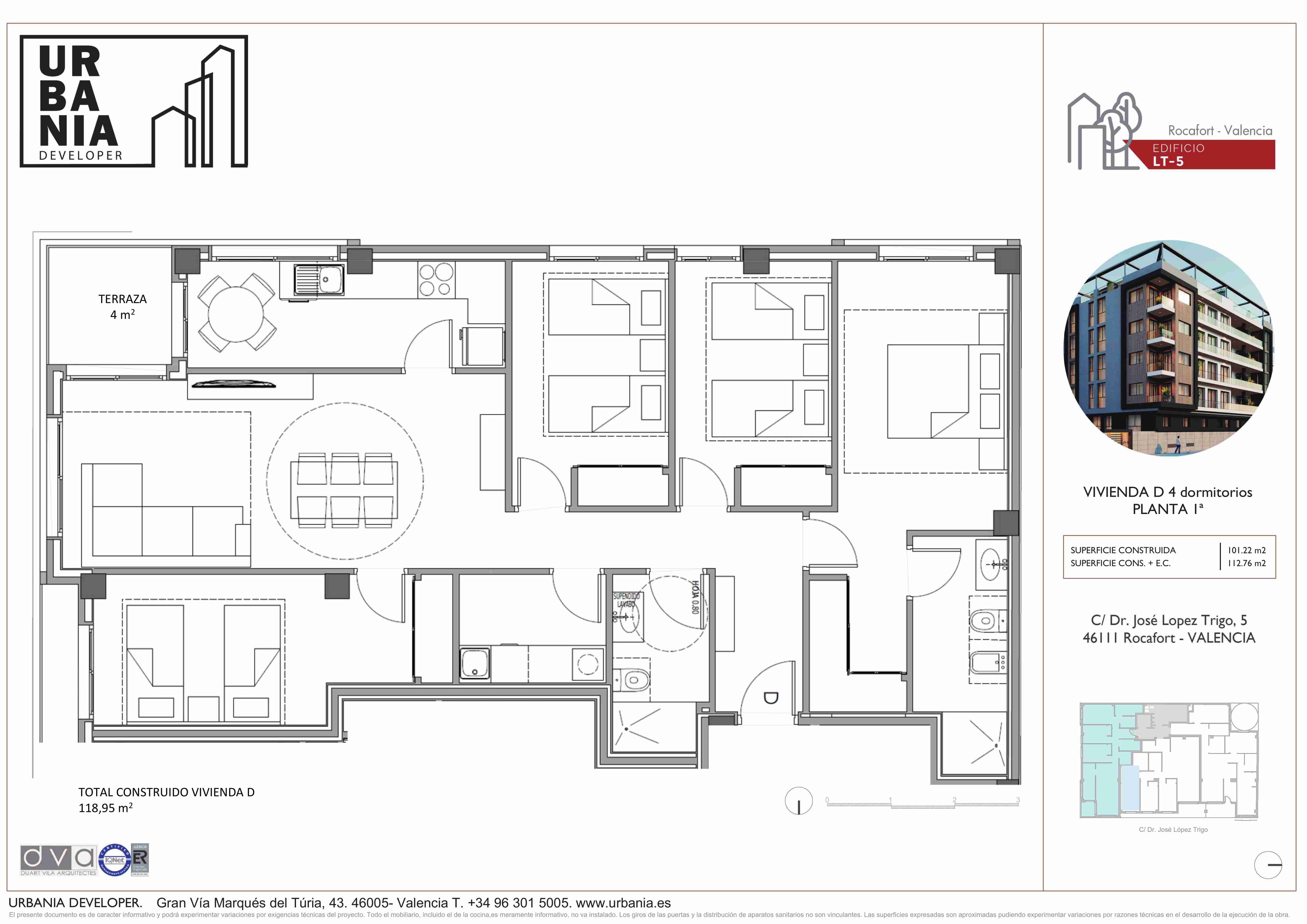 Tipología: Piso D - Plano 1