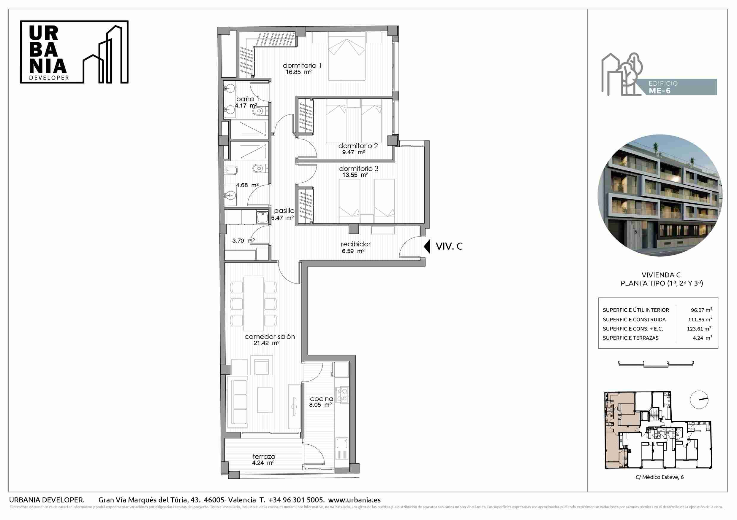 Tipología: Piso C - Plano 1