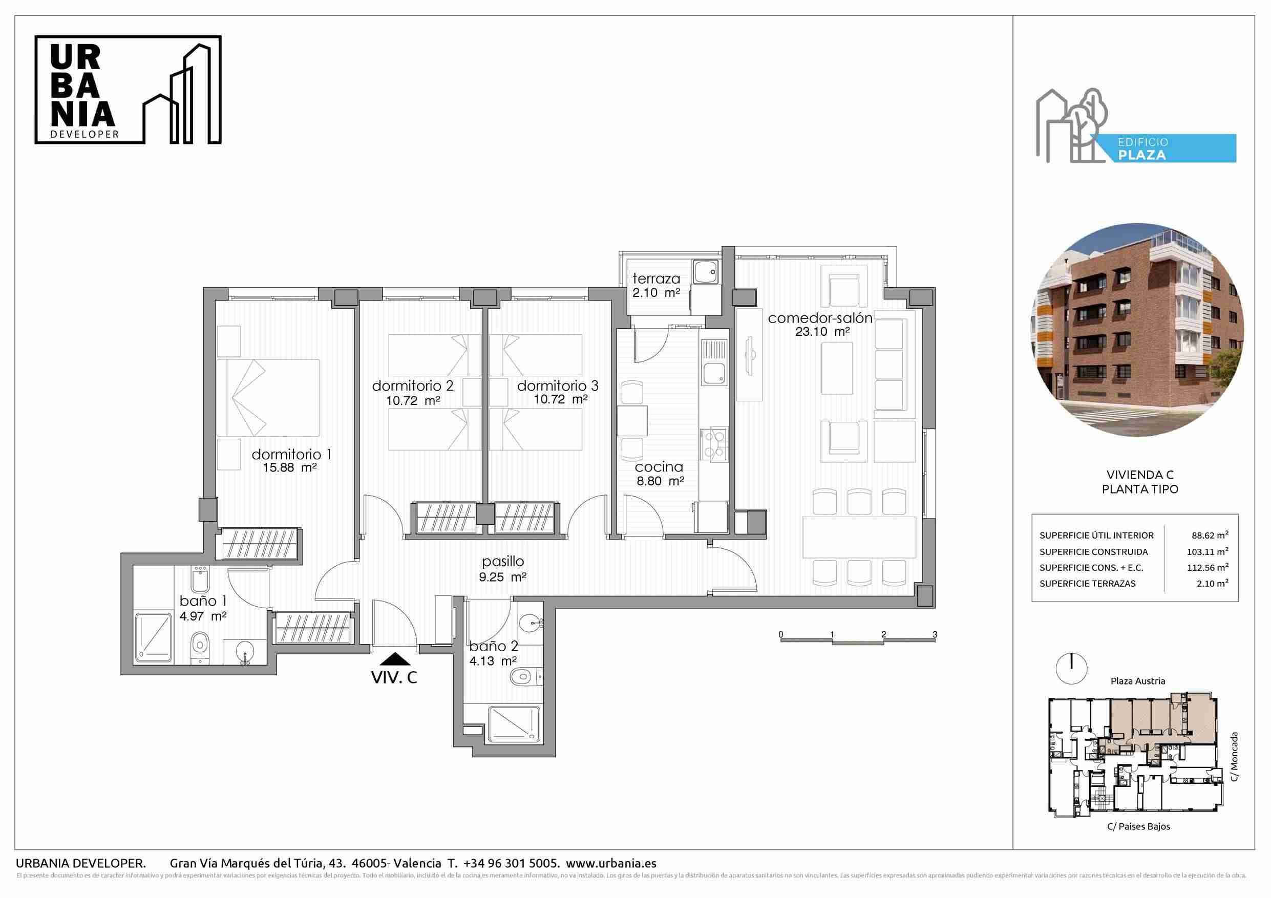 Tipología: Piso C - Plano 1