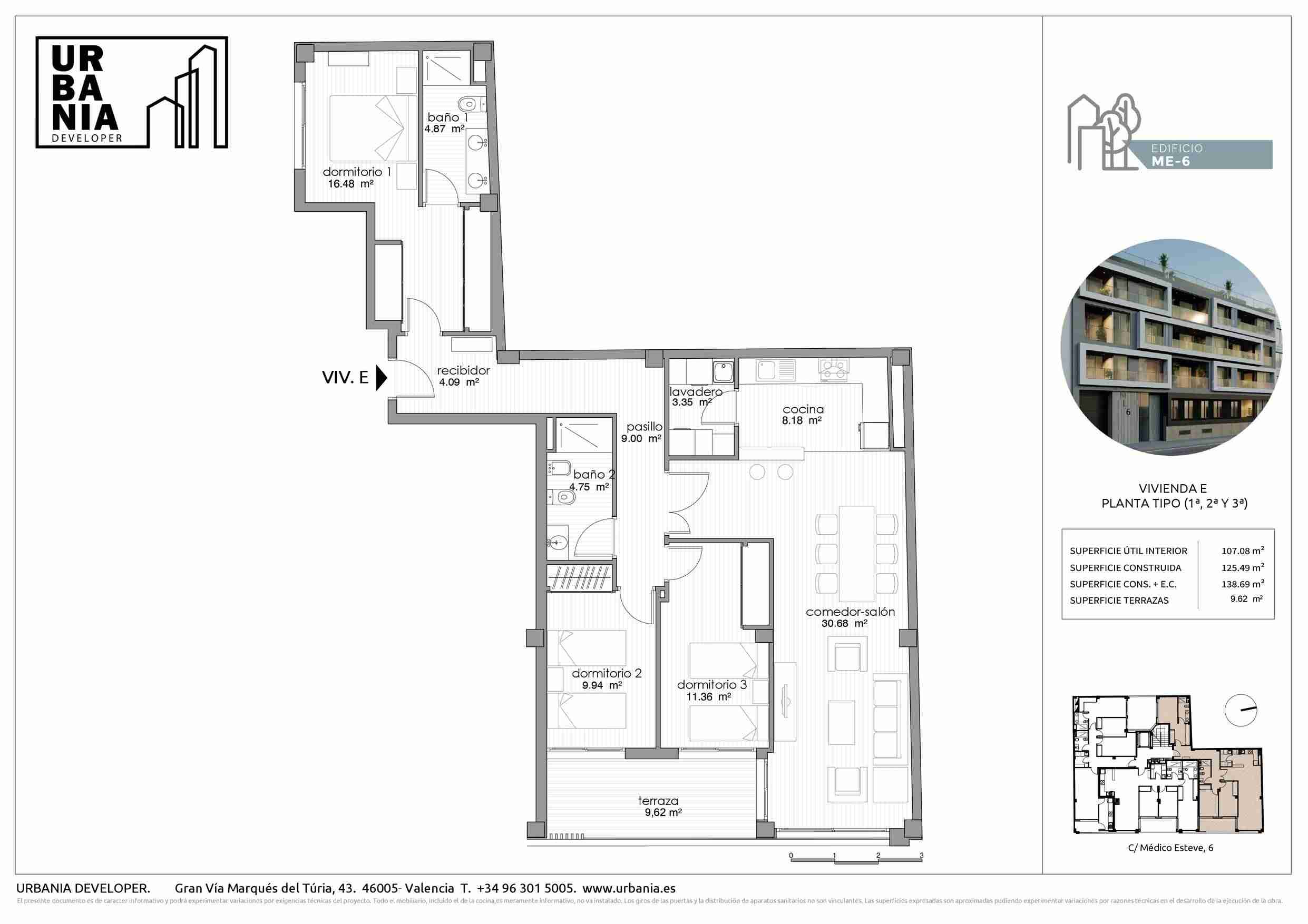 Tipología: Piso E - Plano 1