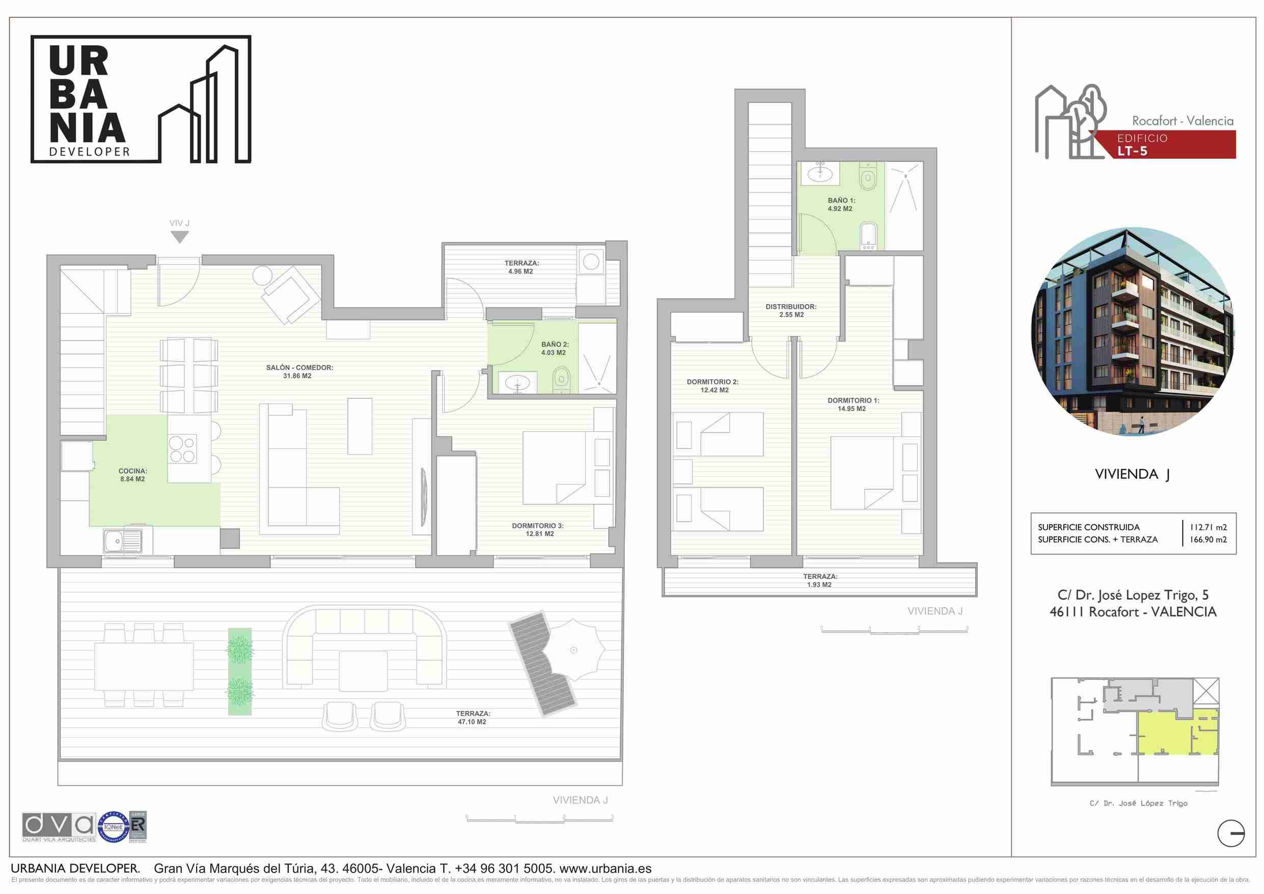 Tipología: Ático Dúplex J - Plano 1